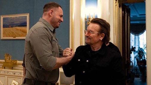 Домовилися, – Андрій Єрмак вмовив Боно з U2 ще раз приїхати в Україну з концертами
